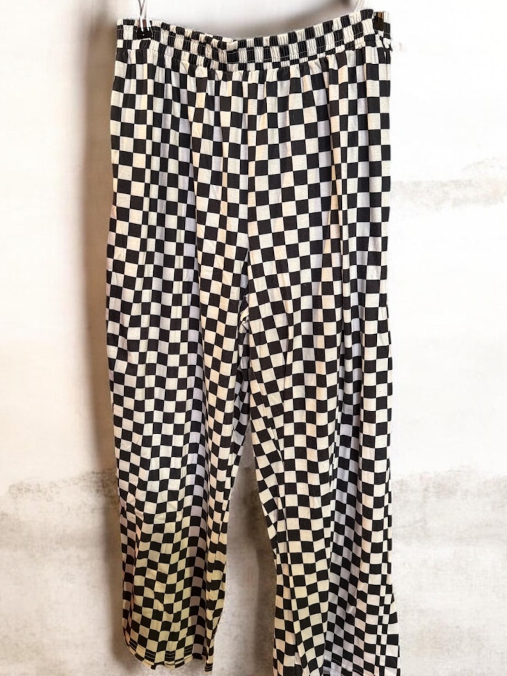 Checkerboard pants